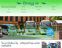 Tablet Screenshot of citybus.fi